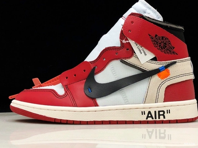 Rep TBK The Ten 1 Retro AA3834-101 Jordan Air Off-White Chicago 0630